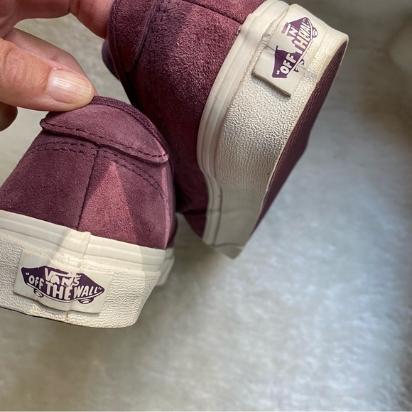 Vans purple suede sneaker SIZE 8 - Picture 5 of 9